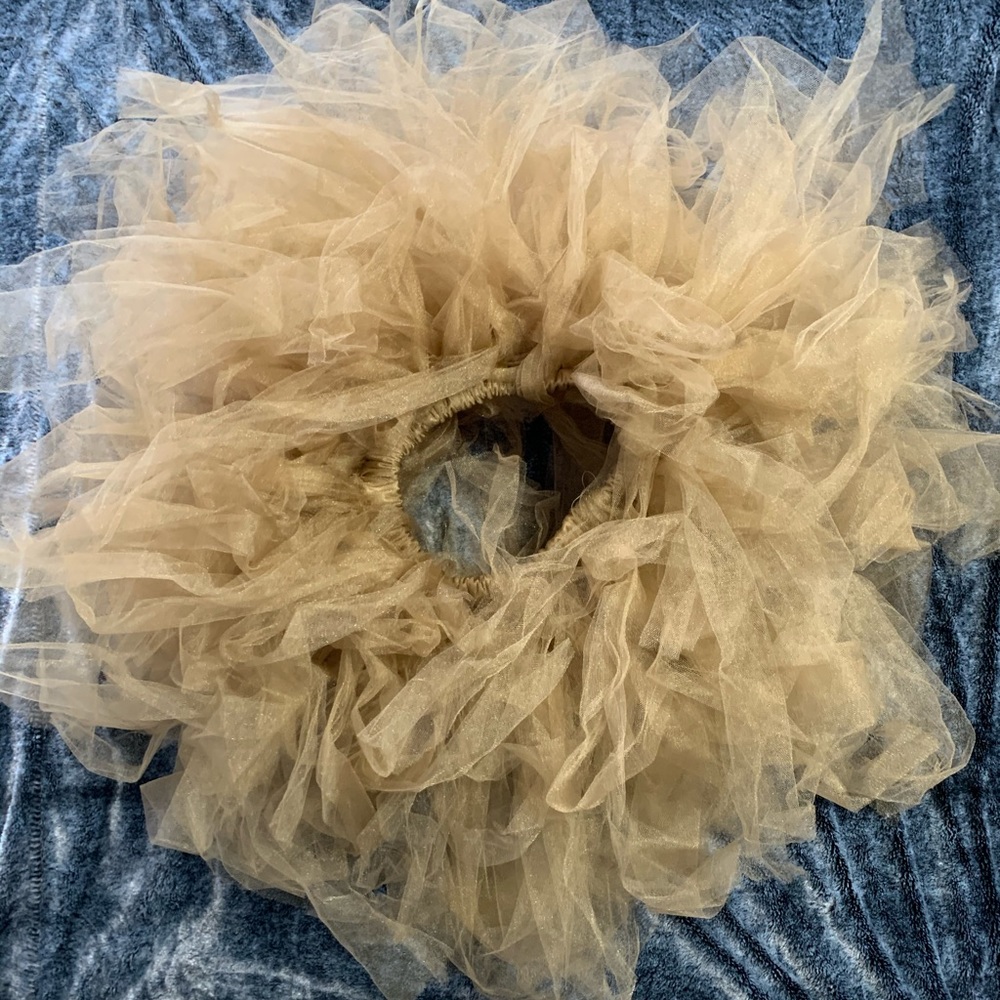 Adult size tan/gold tutu